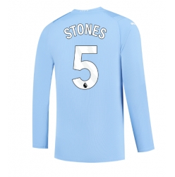 Strój piłkarski Manchester City John Stones #5 Koszulka Podstawowej 2023-24 Długi Rękaw
