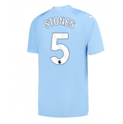 Strój piłkarski Manchester City John Stones #5 Koszulka Podstawowej 2023-24 Krótki Rękaw