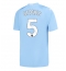 Strój piłkarski Manchester City John Stones #5 Koszulka Podstawowej 2023-24 Krótki Rękaw