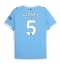 Strój piłkarski Manchester City John Stones #5 Koszulka Podstawowej 2025-26 Krótki Rękaw