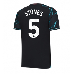 Strój piłkarski Manchester City John Stones #5 Koszulka Trzeciej 2023-24 Krótki Rękaw