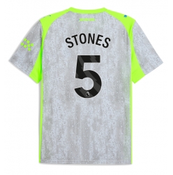 Strój piłkarski Manchester City John Stones #5 Koszulka Trzeciej 2025-26 Krótki Rękaw