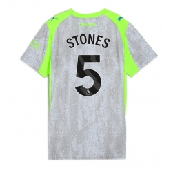 Strój piłkarski Manchester City John Stones #5 Koszulka Trzeciej damskie 2025-26 Krótki Rękaw