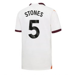 Strój piłkarski Manchester City John Stones #5 Koszulka Wyjazdowej 2023-24 Krótki Rękaw