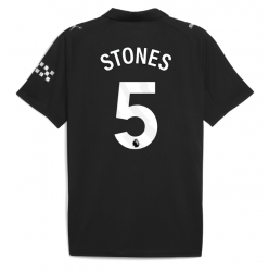 Strój piłkarski Manchester City John Stones #5 Koszulka Wyjazdowej 2025-26 Krótki Rękaw Strój piłkarski Manchester City John Stones #5 Koszulka Wyjazdowej 2025-26 Krótki Rękaw