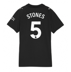 Strój piłkarski Manchester City John Stones #5 Koszulka Wyjazdowej damskie 2025-26 Krótki Rękaw
