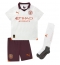 Strój piłkarski Manchester City John Stones #5 Koszulka Wyjazdowej dziecięce 2023-24 Krótki Rękaw (+ Krótkie spodenki)
