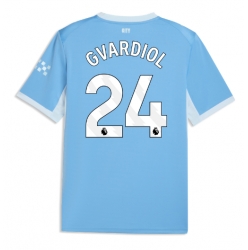 Strój piłkarski Manchester City Josko Gvardiol #24 Koszulka Podstawowej 2026-27 Krótki Rękaw