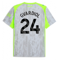 Strój piłkarski Manchester City Josko Gvardiol #24 Koszulka Trzeciej 2025-26 Krótki Rękaw