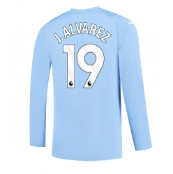 Strój piłkarski Manchester City Julian Alvarez #19 Koszulka Podstawowej 2023-24 Długi Rękaw