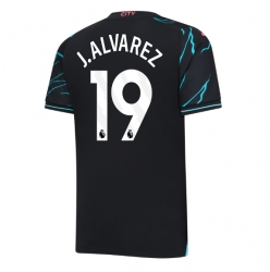 Strój piłkarski Manchester City Julian Alvarez #19 Koszulka Trzeciej 2023-24 Krótki Rękaw