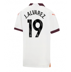 Strój piłkarski Manchester City Julian Alvarez #19 Koszulka Wyjazdowej 2023-24 Krótki Rękaw
