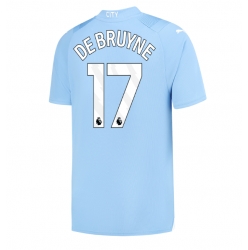 Strój piłkarski Manchester City Kevin De Bruyne #17 Koszulka Podstawowej 2023-24 Krótki Rękaw