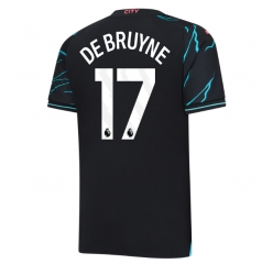 Strój piłkarski Manchester City Kevin De Bruyne #17 Koszulka Trzeciej 2023-24 Krótki Rękaw