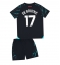 Strój piłkarski Manchester City Kevin De Bruyne #17 Koszulka Trzeciej dziecięce 2023-24 Krótki Rękaw (+ Krótkie spodenki)
