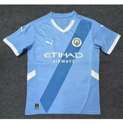 Strój piłkarski Manchester City Koszulka Podstawowej 2025-26 Krótki Rękaw