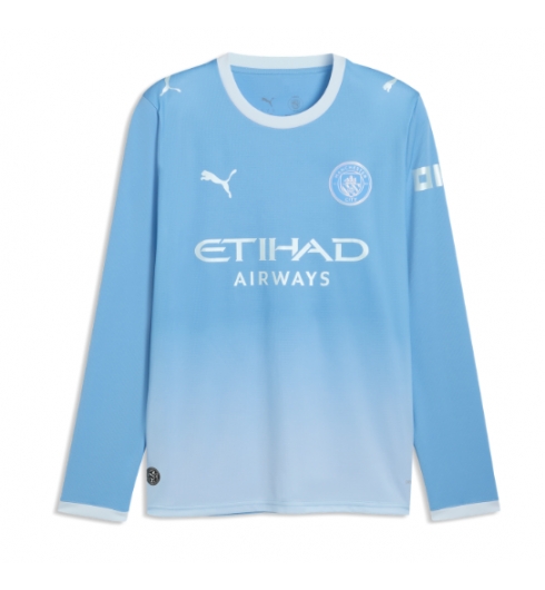 Strój piłkarski Manchester City Koszulka Podstawowej 2026-27 Długi Rękaw Strój piłkarski Manchester City Koszulka Podstawowej 2026-27 Długi Rękaw