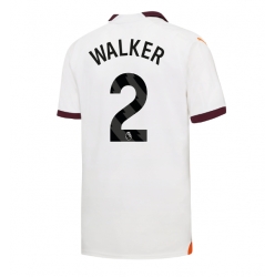 Strój piłkarski Manchester City Kyle Walker #2 Koszulka Wyjazdowej 2023-24 Krótki Rękaw