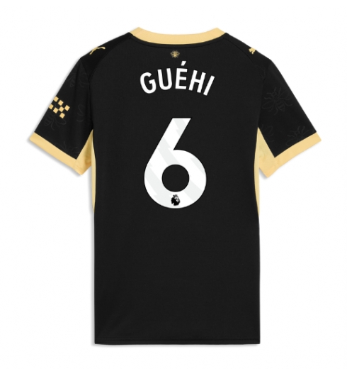 Strój piłkarski Manchester City Marc Guehi #6 Koszulka Wyjazdowej damskie 2026-27 Krótki Rękaw Strój piłkarski Manchester City Marc Guehi #6 Koszulka Wyjazdowej damskie 2026-27 Krótki Rękaw