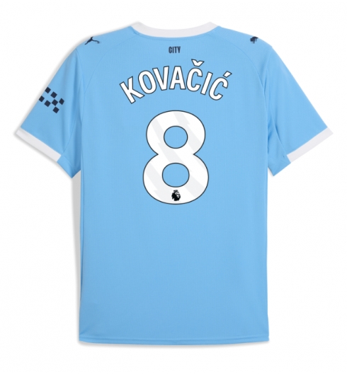 Strój piłkarski Manchester City Mateo Kovacic #8 Koszulka Podstawowej 2025-26 Krótki Rękaw Strój piłkarski Manchester City Mateo Kovacic #8 Koszulka Podstawowej 2025-26 Krótki Rękaw