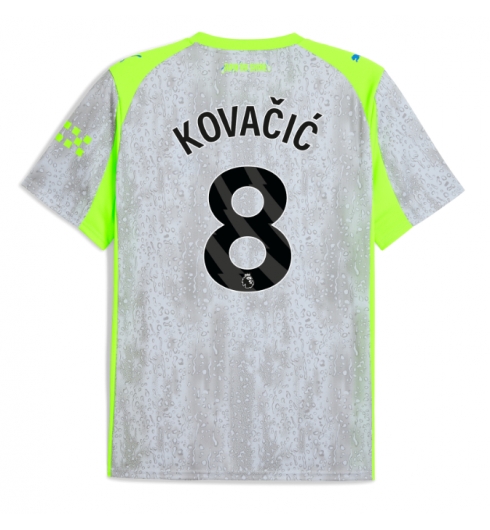 Strój piłkarski Manchester City Mateo Kovacic #8 Koszulka Trzeciej 2025-26 Krótki Rękaw Strój piłkarski Manchester City Mateo Kovacic #8 Koszulka Trzeciej 2025-26 Krótki Rękaw