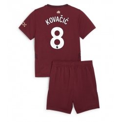 Strój piłkarski Manchester City Mateo Kovacic #8 Koszulka Trzeciej dziecięce 2024-25 Krótki Rękaw (+ Krótkie spodenki)