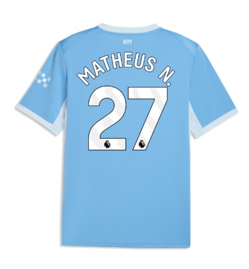 Strój piłkarski Manchester City Matheus Nunes #27 Koszulka Podstawowej 2026-27 Krótki Rękaw Strój piłkarski Manchester City Matheus Nunes #27 Koszulka Podstawowej 2026-27 Krótki Rękaw