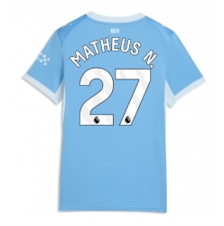 Strój piłkarski Manchester City Matheus Nunes #27 Koszulka Podstawowej damskie 2026-27 Krótki Rękaw