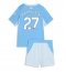 Strój piłkarski Manchester City Matheus Nunes #27 Koszulka Podstawowej dziecięce 2026-27 Krótki Rękaw (+ Krótkie spodenki)