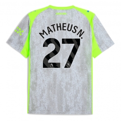 Strój piłkarski Manchester City Matheus Nunes #27 Koszulka Trzeciej 2025-26 Krótki Rękaw