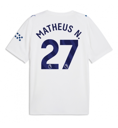 Strój piłkarski Manchester City Matheus Nunes #27 Koszulka Trzeciej 2026-27 Krótki Rękaw Strój piłkarski Manchester City Matheus Nunes #27 Koszulka Trzeciej 2026-27 Krótki Rękaw