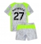 Strój piłkarski Manchester City Matheus Nunes #27 Koszulka Trzeciej dziecięce 2025-26 Krótki Rękaw (+ Krótkie spodenki)
