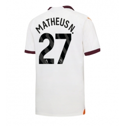 Strój piłkarski Manchester City Matheus Nunes #27 Koszulka Wyjazdowej 2023-24 Krótki Rękaw