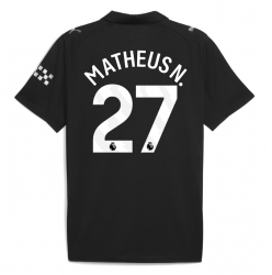Strój piłkarski Manchester City Matheus Nunes #27 Koszulka Wyjazdowej 2025-26 Krótki Rękaw