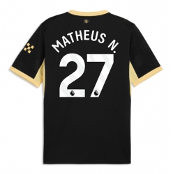 Strój piłkarski Manchester City Matheus Nunes #27 Koszulka Wyjazdowej 2026-27 Krótki Rękaw