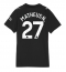 Strój piłkarski Manchester City Matheus Nunes #27 Koszulka Wyjazdowej damskie 2025-26 Krótki Rękaw Strój piłkarski Manchester City Matheus Nunes #27 Koszulka Wyjazdowej damskie 2025-26 Krótki Rękaw