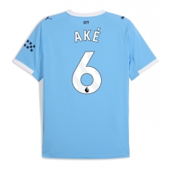 Strój piłkarski Manchester City Nathan Ake #6 Koszulka Podstawowej 2025-26 Krótki Rękaw