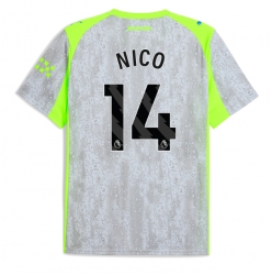 Strój piłkarski Manchester City Nico Gonzalez #14 Koszulka Trzeciej 2025-26 Krótki Rękaw