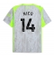 Strój piłkarski Manchester City Nico Gonzalez #14 Koszulka Trzeciej 2025-26 Krótki Rękaw Strój piłkarski Manchester City Nico Gonzalez #14 Koszulka Trzeciej 2025-26 Krótki Rękaw