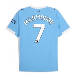 Strój piłkarski Manchester City Omar Marmoush #7 Koszulka Podstawowej 2025-26 Krótki Rękaw