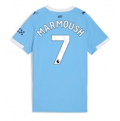 Strój piłkarski Manchester City Omar Marmoush #7 Koszulka Podstawowej damskie 2025-26 Krótki Rękaw