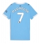 Strój piłkarski Manchester City Omar Marmoush #7 Koszulka Podstawowej damskie 2025-26 Krótki Rękaw