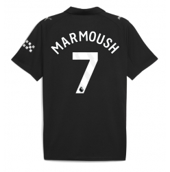 Strój piłkarski Manchester City Omar Marmoush #7 Koszulka Wyjazdowej 2025-26 Krótki Rękaw