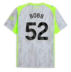 Strój piłkarski Manchester City Oscar Bobb #52 Koszulka Trzeciej 2025-26 Krótki Rękaw