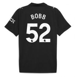 Strój piłkarski Manchester City Oscar Bobb #52 Koszulka Wyjazdowej 2025-26 Krótki Rękaw