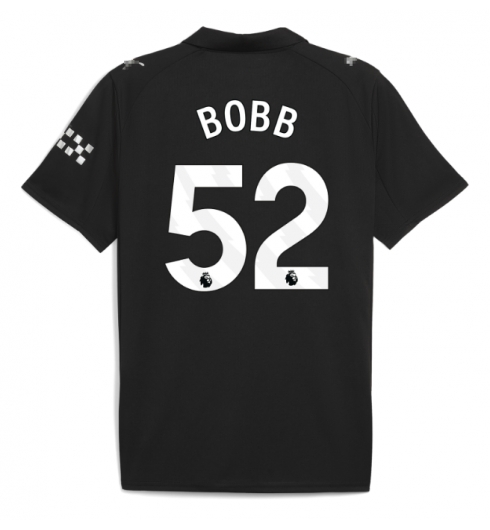 Strój piłkarski Manchester City Oscar Bobb #52 Koszulka Wyjazdowej 2025-26 Krótki Rękaw Strój piłkarski Manchester City Oscar Bobb #52 Koszulka Wyjazdowej 2025-26 Krótki Rękaw