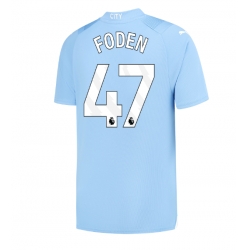 Strój piłkarski Manchester City Phil Foden #47 Koszulka Podstawowej 2023-24 Krótki Rękaw