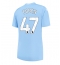 Strój piłkarski Manchester City Phil Foden #47 Koszulka Podstawowej damskie 2023-24 Krótki Rękaw