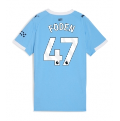 Strój piłkarski Manchester City Phil Foden #47 Koszulka Podstawowej damskie 2025-26 Krótki Rękaw