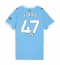Strój piłkarski Manchester City Phil Foden #47 Koszulka Podstawowej damskie 2025-26 Krótki Rękaw Strój piłkarski Manchester City Phil Foden #47 Koszulka Podstawowej damskie 2025-26 Krótki Rękaw